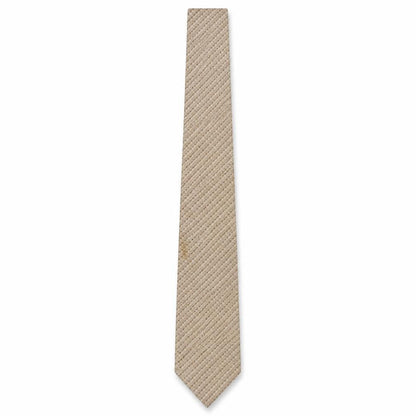 Mens Ben Sherman Beige Geometric 100% Silk  Tie