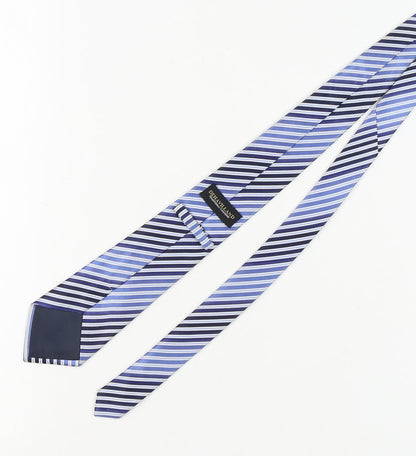 Dehavilland Men's Blue Striped Silk Tie