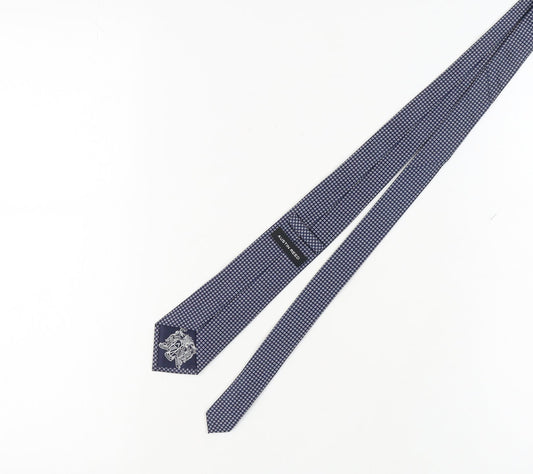 Austin Reed Men's Blue Geometric Silk Tie