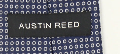 Austin Reed Men's Blue Geometric Silk Tie
