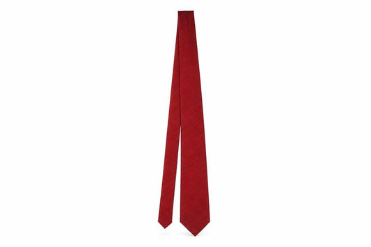 Mens Austin Reed Red Geometric 100% Silk  Tie