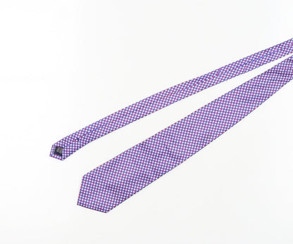 Mens Charles Tyrwhitt Multicoloured Plaids & Checks 100% Silk  Tie