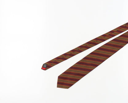 Mens Daniel Hechter Multicoloured Plaids & Checks 100% Silk  Tie