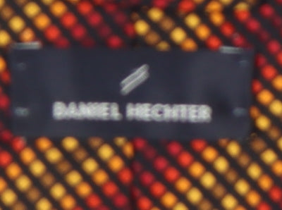 Mens Daniel Hechter Multicoloured Plaids & Checks 100% Silk  Tie