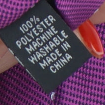 Thomas Nash Men's Slim Purple Polka Dot Tie - Excellent Condition