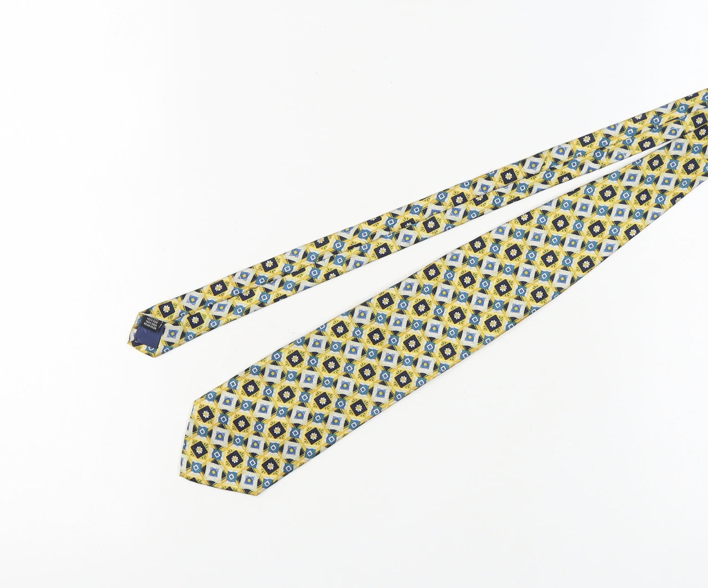 Mens Baumler Multicoloured Geometric 100% Silk  Tie