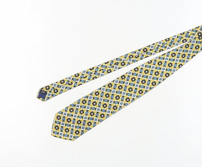 Mens Baumler Multicoloured Geometric 100% Silk  Tie