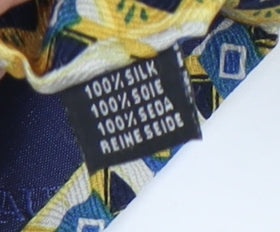Mens Baumler Multicoloured Geometric 100% Silk  Tie