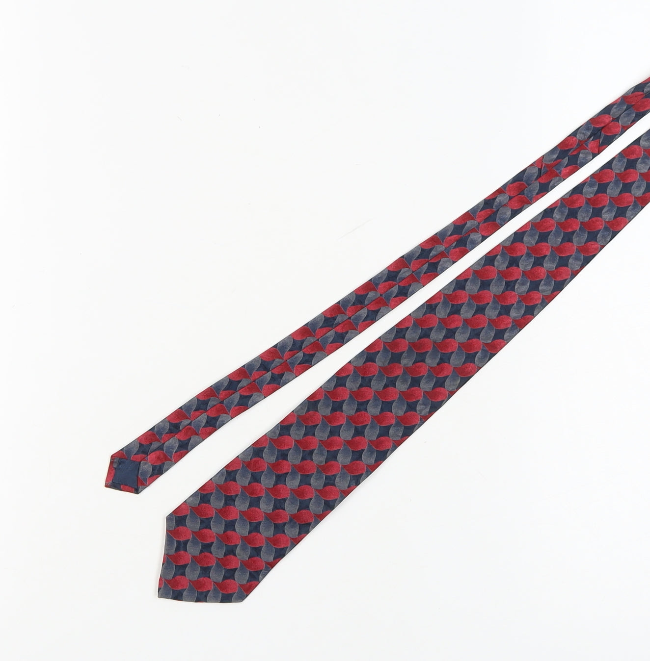 Pierre Cardin Men's Multicoloured Silk Geometric Tie