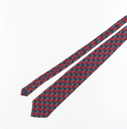 Pierre Cardin Men's Multicoloured Silk Geometric Tie