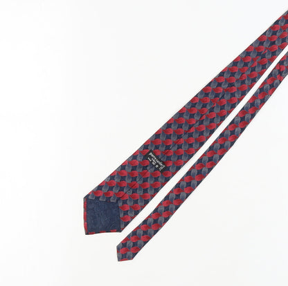 Pierre Cardin Men's Multicoloured Silk Geometric Tie