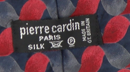 Pierre Cardin Men's Multicoloured Silk Geometric Tie