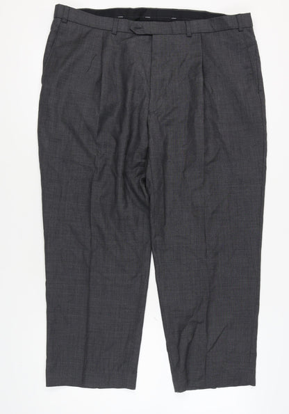 Marks & Spencer Grey Men's Formal Trousers 42
