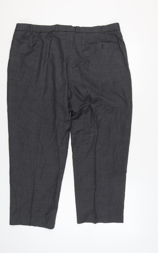 Marks & Spencer Grey Men's Formal Trousers 42