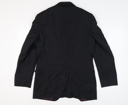 Mens UK Size 40 Marks and Spencer Regular Black Suit Jacket