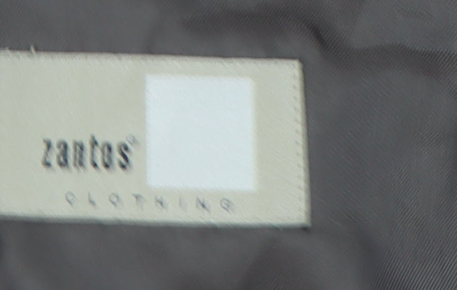 Zantos Men's Brown Grey Striped Blazer, Size 40, Jacket Style
