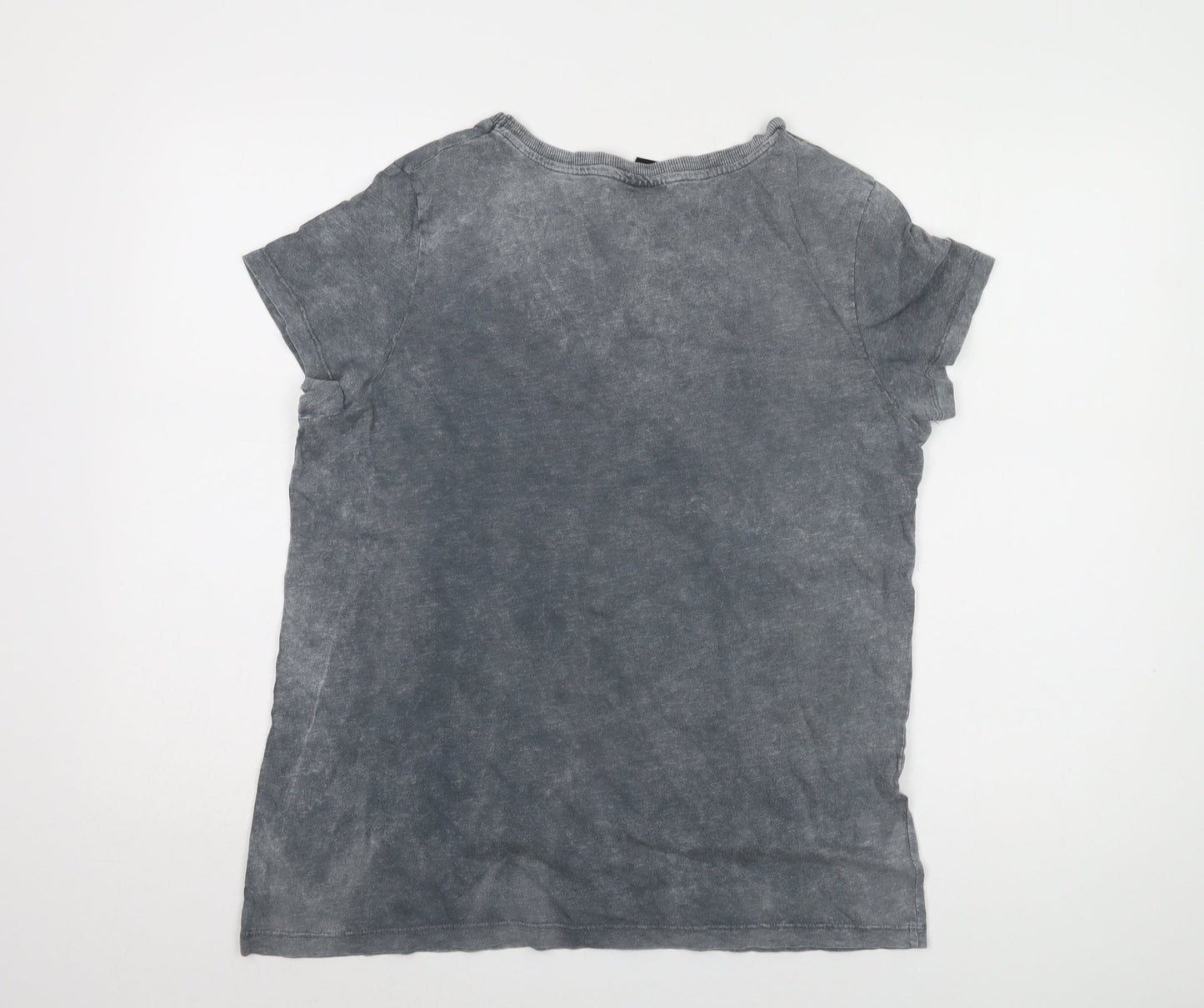 Womens UK Size M Disney Grey Jersey T-Shirt