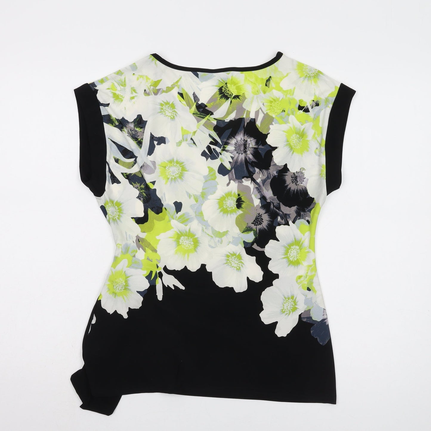 Womens UK Size 12 Roman Multicoloured Basic Blouse