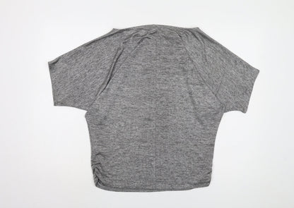 Womens UK Size XS Oasis Grey Basic T-Shirt