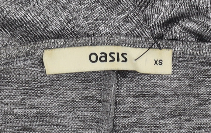 Womens UK Size XS Oasis Grey Basic T-Shirt