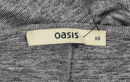 Womens UK Size XS Oasis Grey Basic T-Shirt
