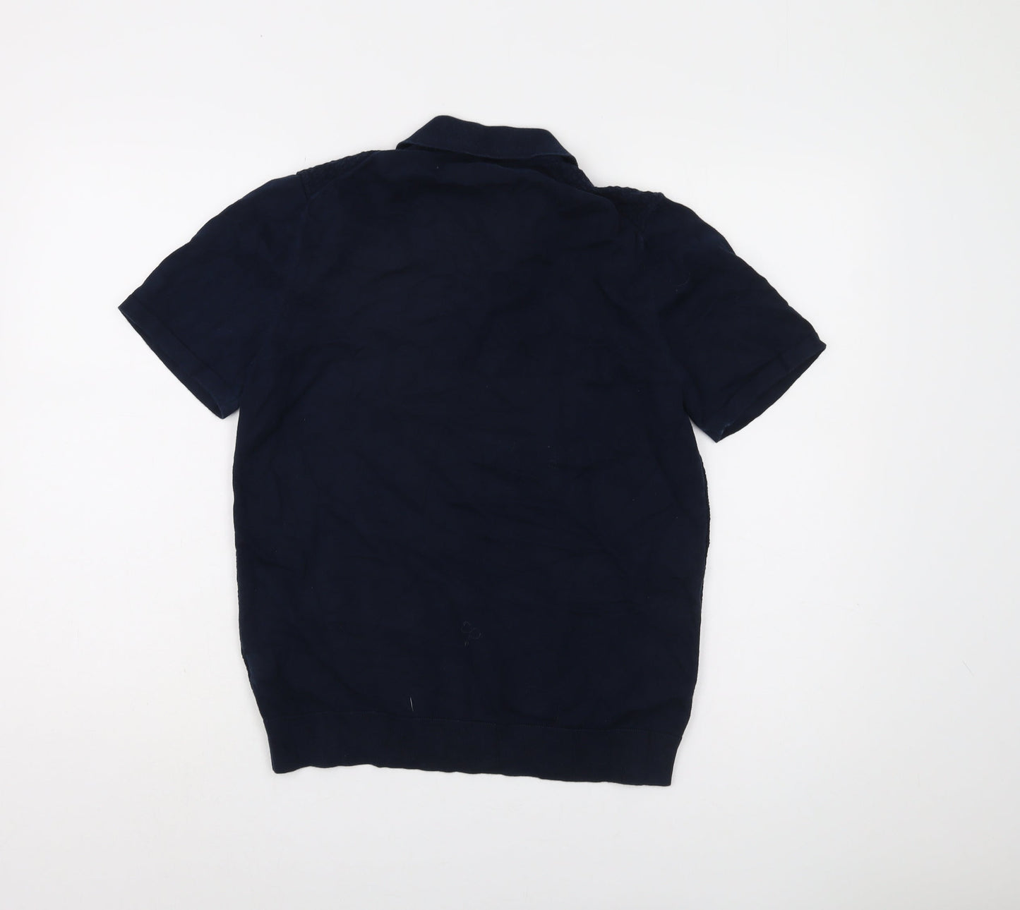 Marks and Spencer Men's Blue Polo Shirt M