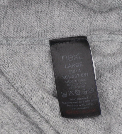 Next Men's Grey Pullover Jumper, L, V-Neck