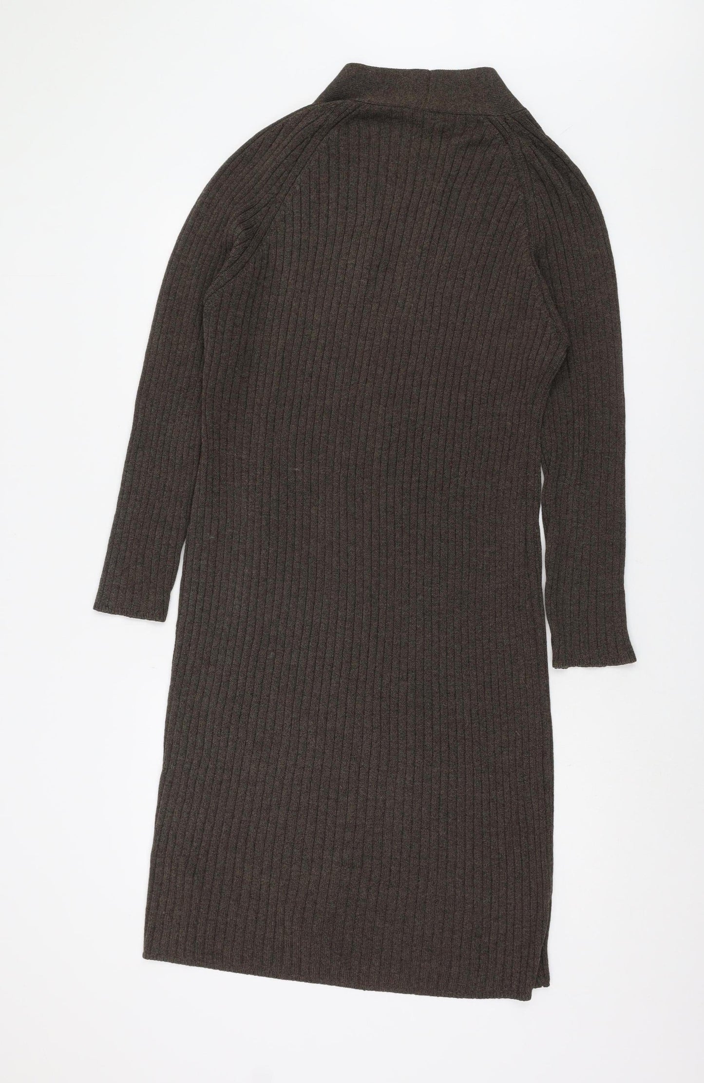 Womens UK Size L Planet Brown Cardigan Jumper
