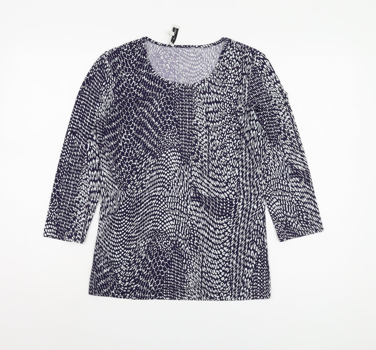 Austin Reed Women's Multicoloured 3/4 Sleeve Top S