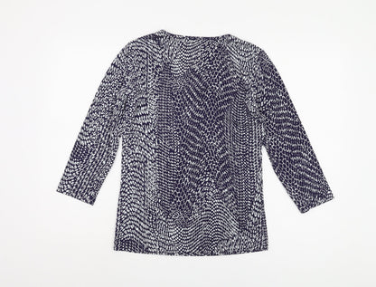 Austin Reed Women's Multicoloured 3/4 Sleeve Top S