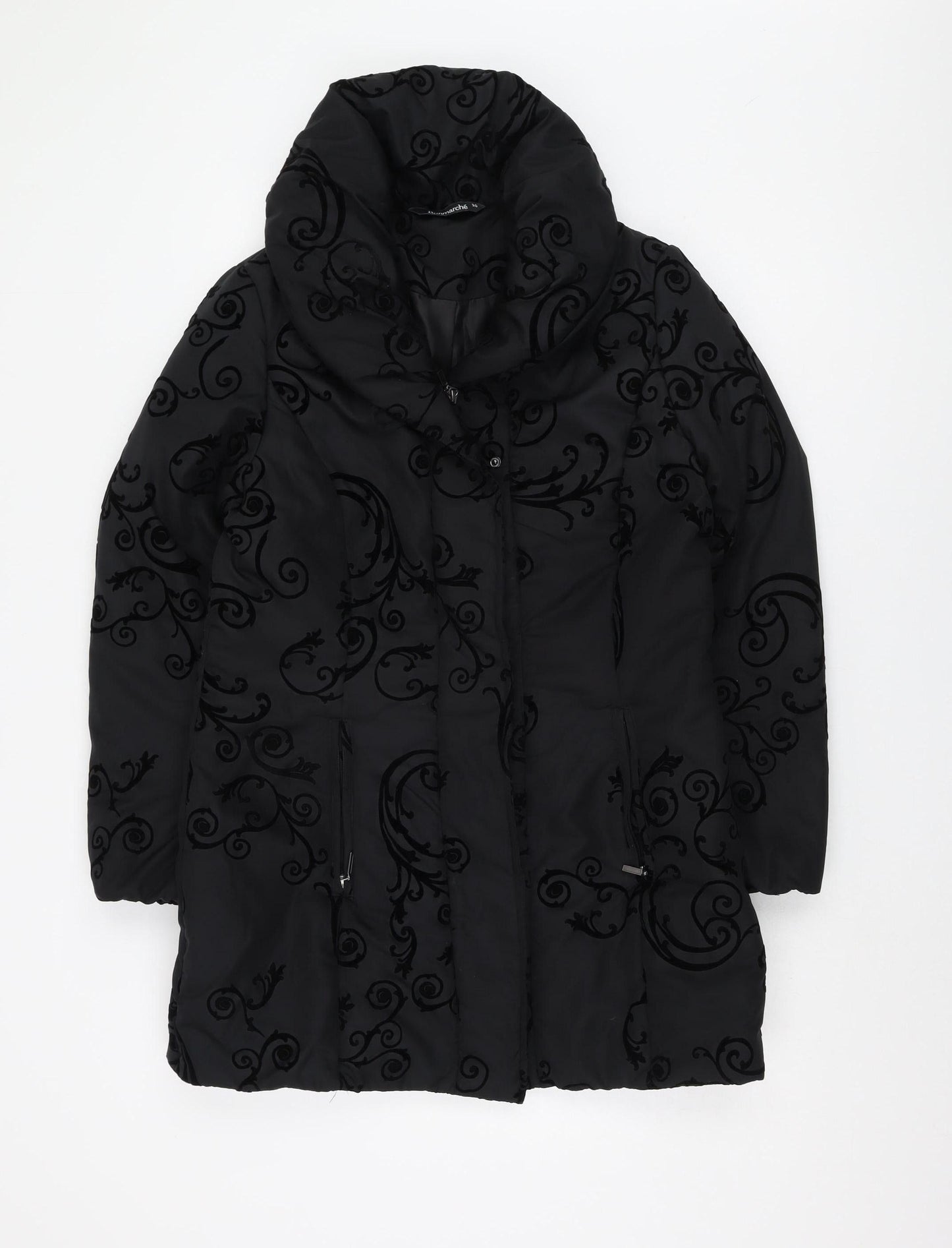 Womens UK Size 10 Bonmarché Black Basic Jacket