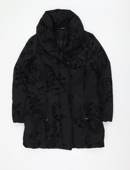 Womens UK Size 10 Bonmarché Black Basic Jacket