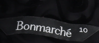 Womens UK Size 10 Bonmarché Black Basic Jacket
