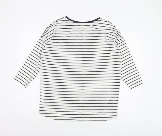 Womens UK Size 14 NEXT White Basic T-Shirt
