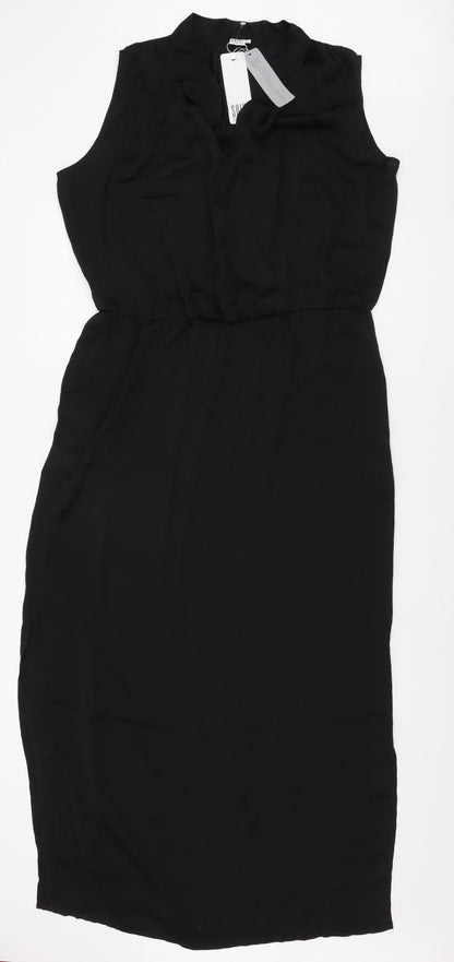 Saint Tropez Women's Black Sleeveless Dress L
