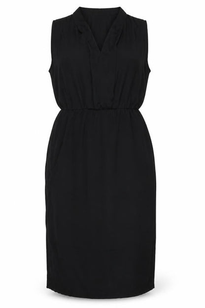 Saint Tropez Women's Black Sleeveless Dress L