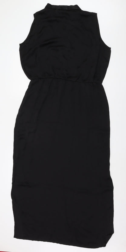 Saint Tropez Women's Black Sleeveless Dress L