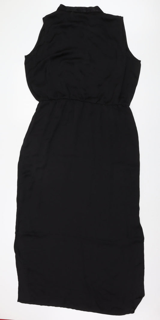 Saint Tropez Women's Black Sleeveless Dress L
