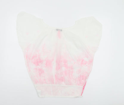 Womens UK Size 10 Lipsy Pink Basic Blouse