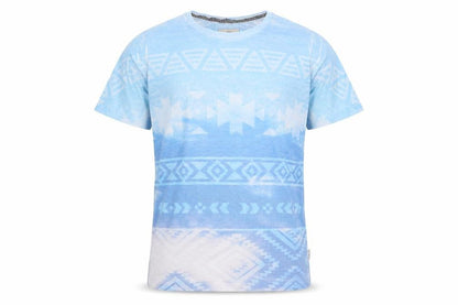 SoulCal Men's Blue Geometric Print T-Shirt Size L