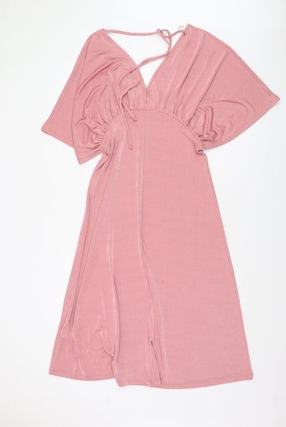 Next Women's Pink Tie Dress, Size 12