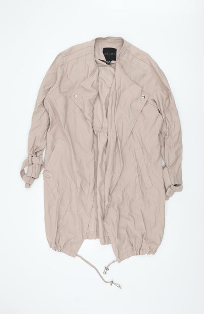 Womens UK Size 8 New Look Beige Basic Jacket