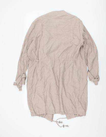 Womens UK Size 8 New Look Beige Basic Jacket