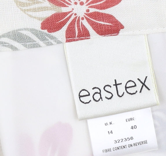 Eastex Women's Floral A-Line Skirt, Size 14, Multicoloured