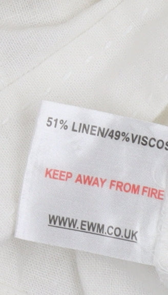 Isle Women's White Button-Up Shirt, Size 20