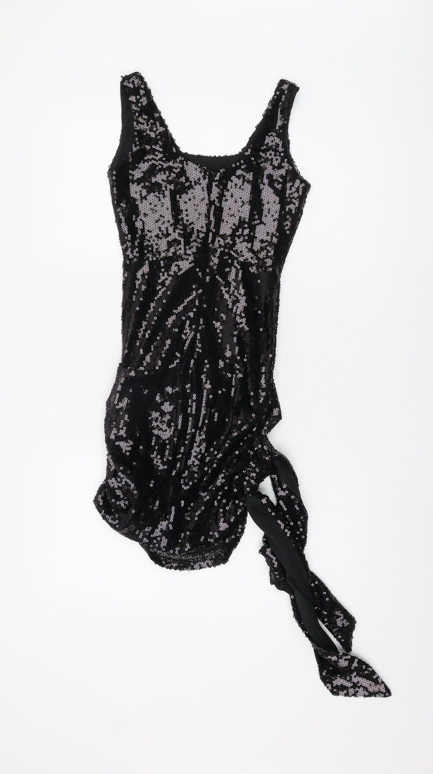 Femme Luxe Women's Black Sequin Dress Size 6