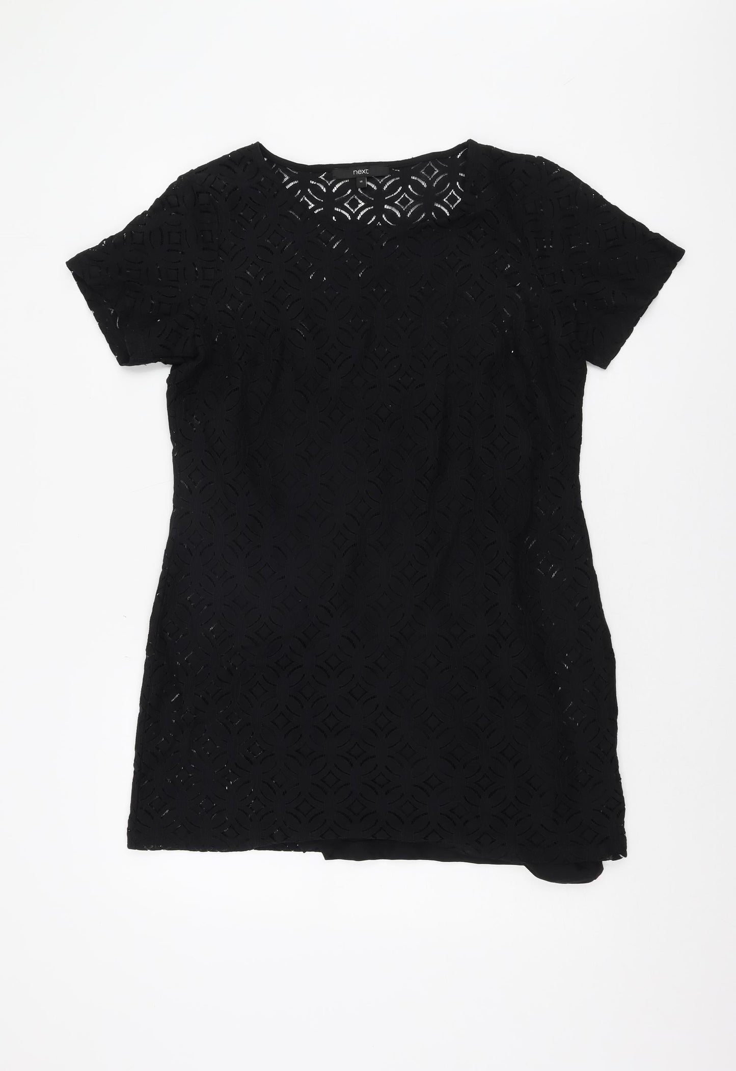 Next Black Short Sleeve Women's Dress Size 14