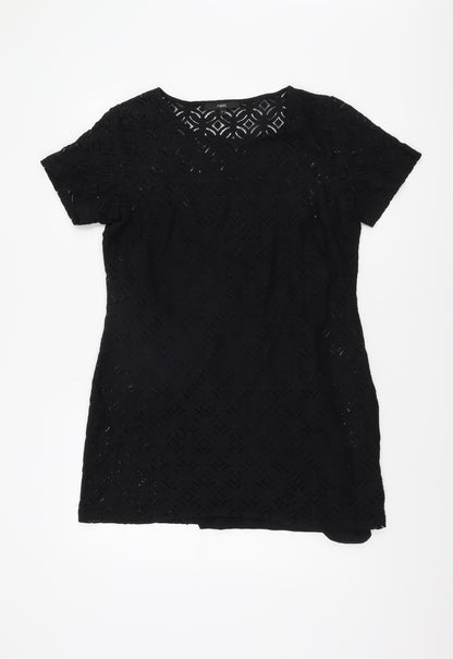 Next Black Short Sleeve Women's Dress Size 14
