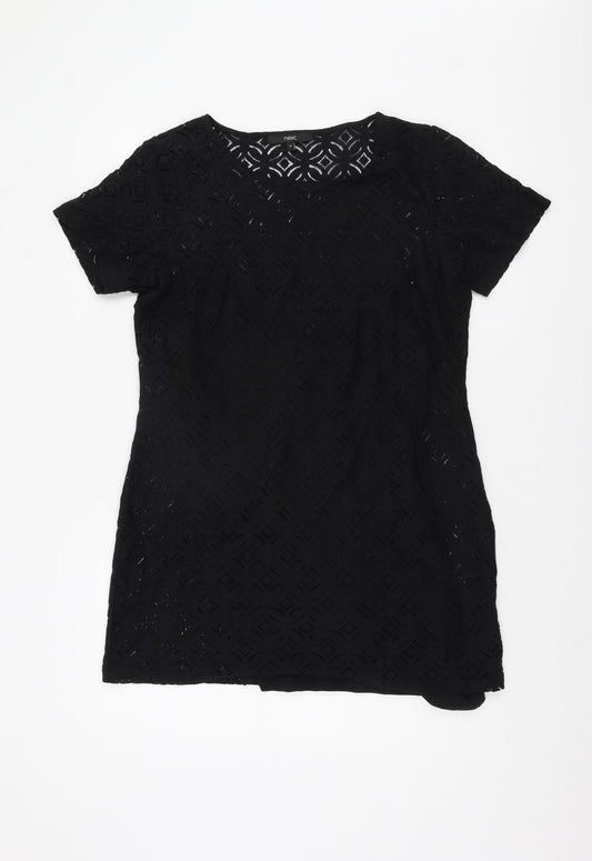 Next Black Short Sleeve Women's Dress Size 14