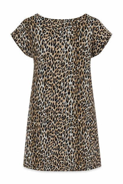 Next Women Animal Print Dress Multicoloured Size 10